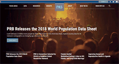 Desktop Screenshot of prb.org